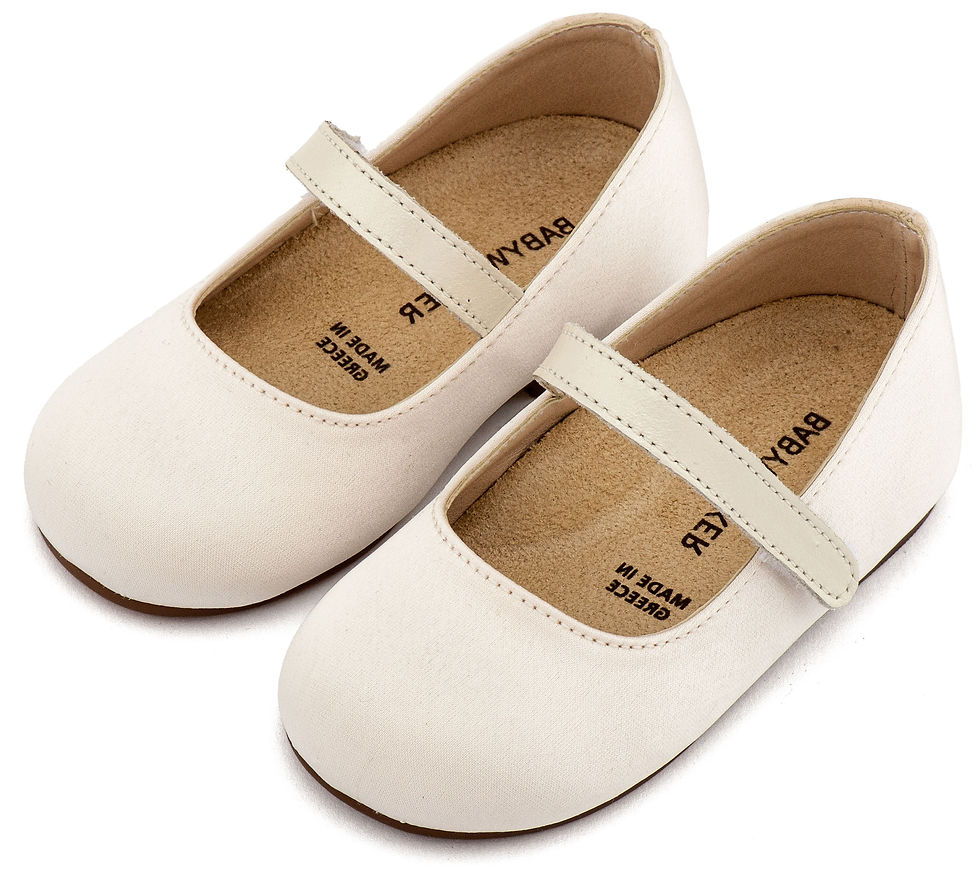 Μικρογραφία: Παπούτσια βάπτισης για κορίτσι BABYWALKER