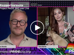 LIVE interview with Zara Barrie, published author and LGBTQ activist.