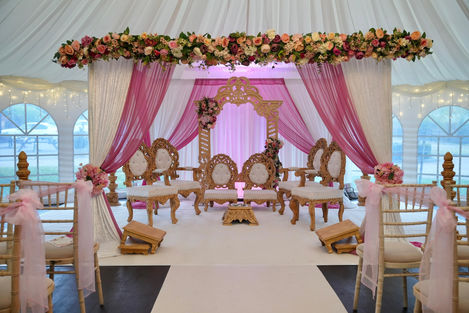 Drape Mandap at Indian Wedding