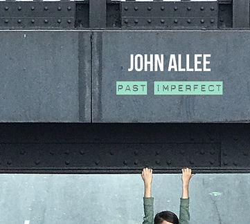 John Allee PAST IMPERFECT album cover artwork featuring boy holding onto stell girder