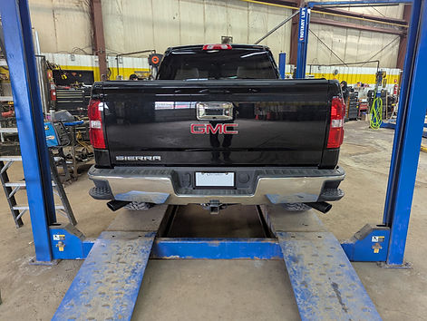 2018 GMC Sierra 1500 being serviced at Direct Muffler Brake & Auto Service
