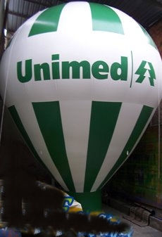 Miniatura: Balão Roof top inflável 2 Mts com motor e sacola