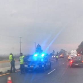 Atropellan y despedazan a persona sobre la Peñón-Texcoco