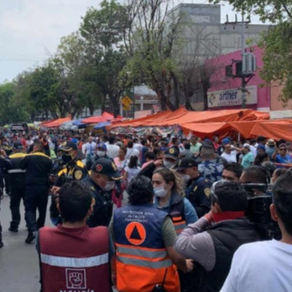 Ciudadania ignora la Sana Distancia y abarrota el Mercado La Viga