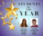 Blue Gold Modern Festive Award Congratulatory Facebook Post