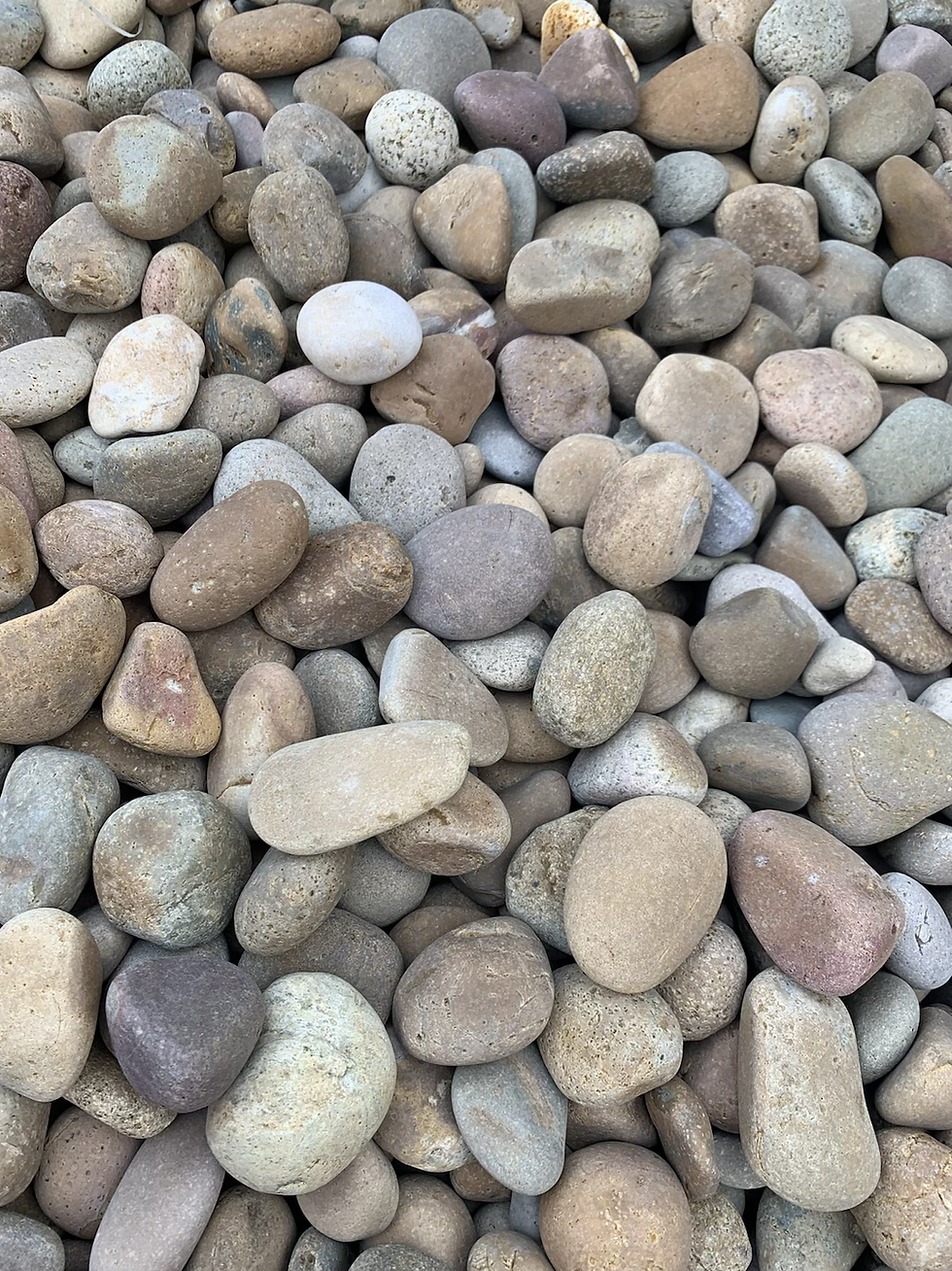 MEXICAN BUFF BEACH PEBBLES