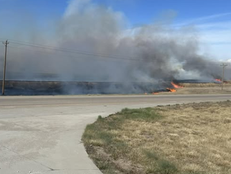Fast-moving vegetation fire closes I-70 in Kit Carson County - destroys railroad bridge near Flagler