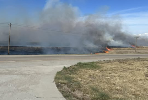 Fast-moving vegetation fire closes I-70 in Kit Carson County - destroys railroad bridge near Flagler