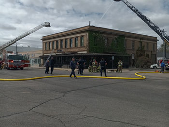 Multiple fire crews respond to kitchen fire at Cable's in downtown Fort Morgan on Monday morning - NO INJURIES