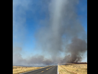 Incredible 'FIRE TORNADO' captured in Morgan County - Dry conditions remain across Northeast Colorado