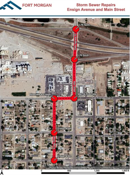 Fort Morgan City Council Approves Contractor for Ensign Street Storm Sewer Improvement Project