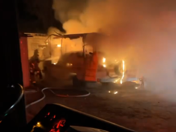 Sterling Fire crews respond to camper fire in Iliff overnight