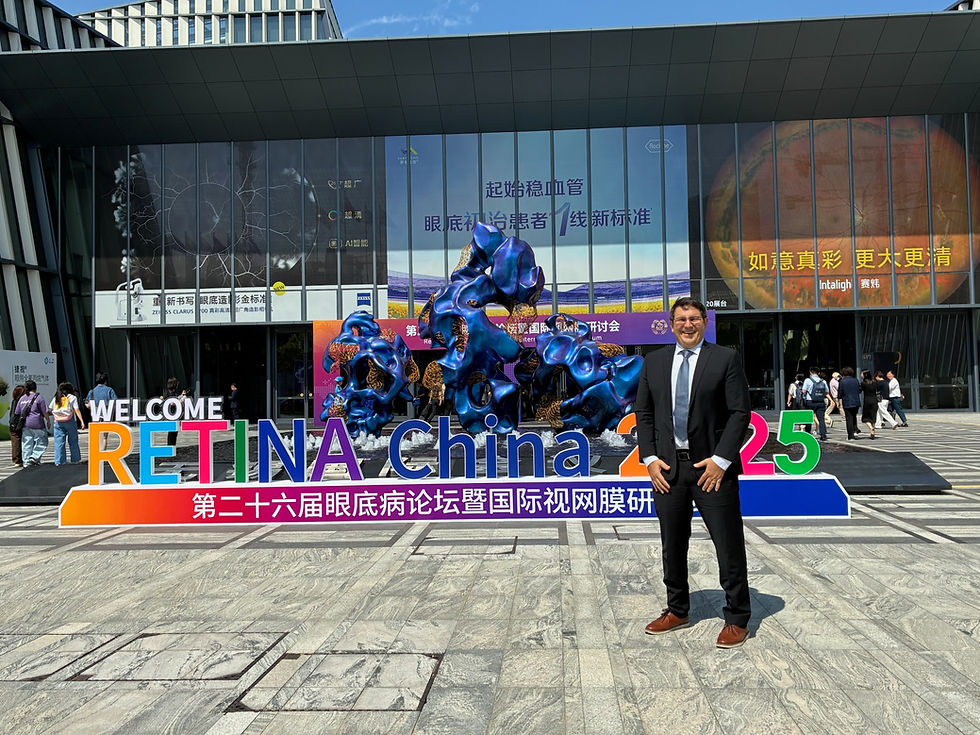 Dr. Rodrigo Jorge representa o Brasil no Retina China 2025 e debate inovações globais no diagnóstico e tratamento das doenças da retina.