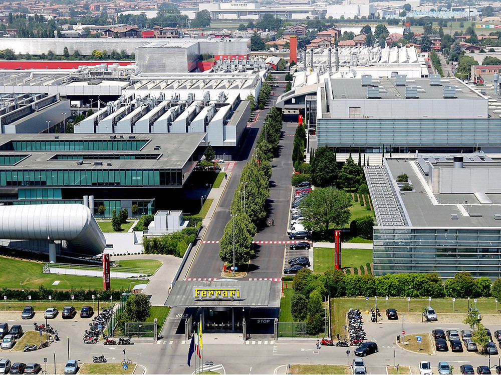 Fábrica da Ferrari em Maranello