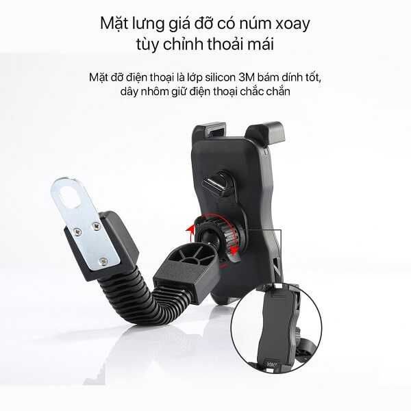 Giá Đỡ Điện Thoại Cho Xe Máy