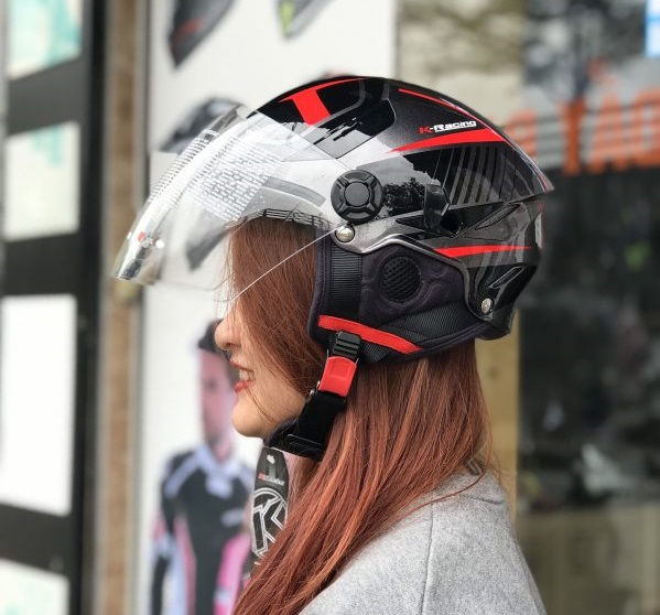 nón bảo hiểm KYT 1/2 chính hãng
