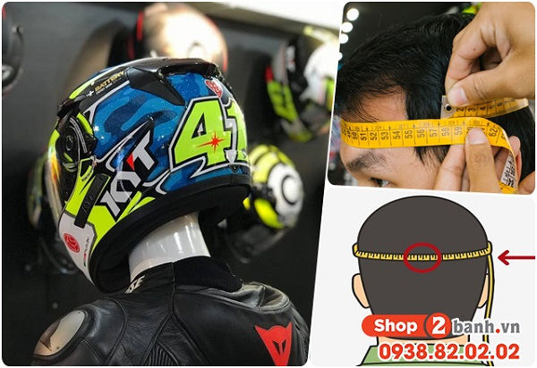 Cách chọn mũ bảo hiểm fullface