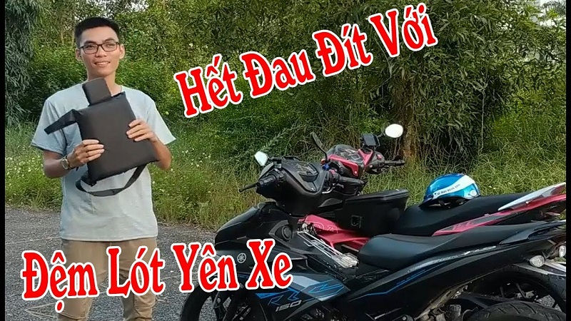 hết ê mông với lót yên xe êm ái