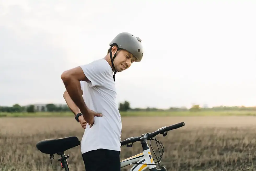 Tác hại của việc đi xe đạp sai cách