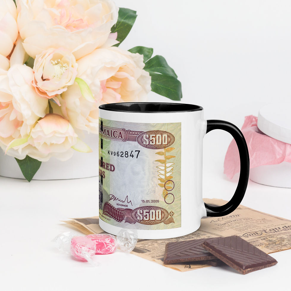 Thumbnail: Queen Nanny of The Maroons | Jamaican Dollar | Mug with Color Inside