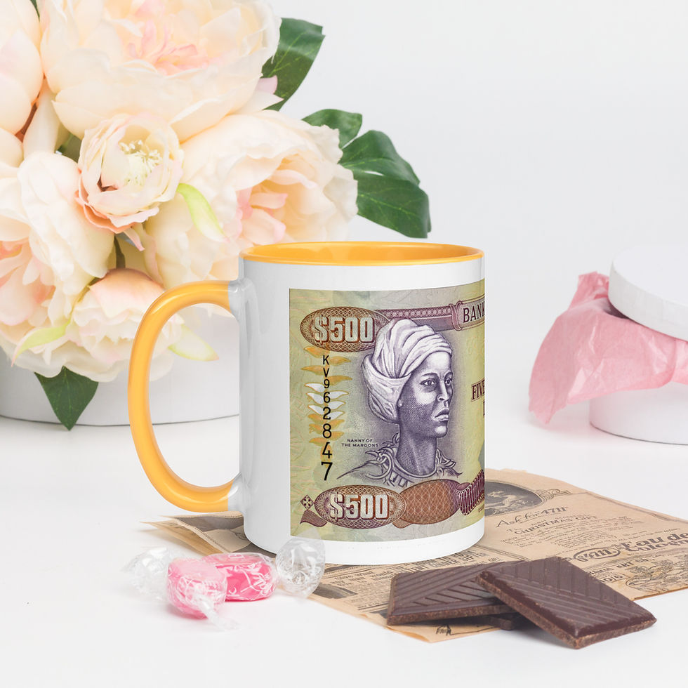 Thumbnail: Queen Nanny of The Maroons | Jamaican Dollar | Mug with Color Inside