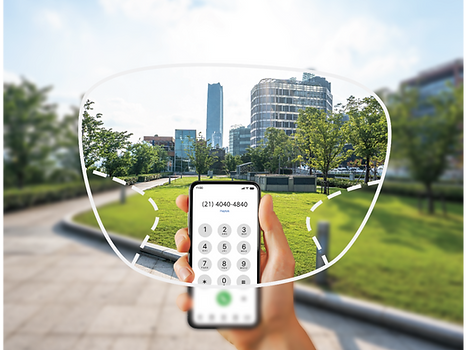 campo de visão da lente hondax office