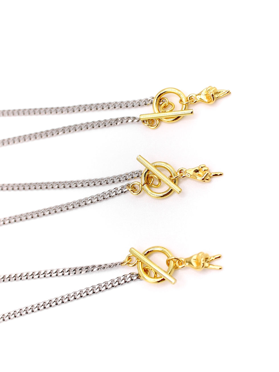 Miniatura: Hand gesture necklace