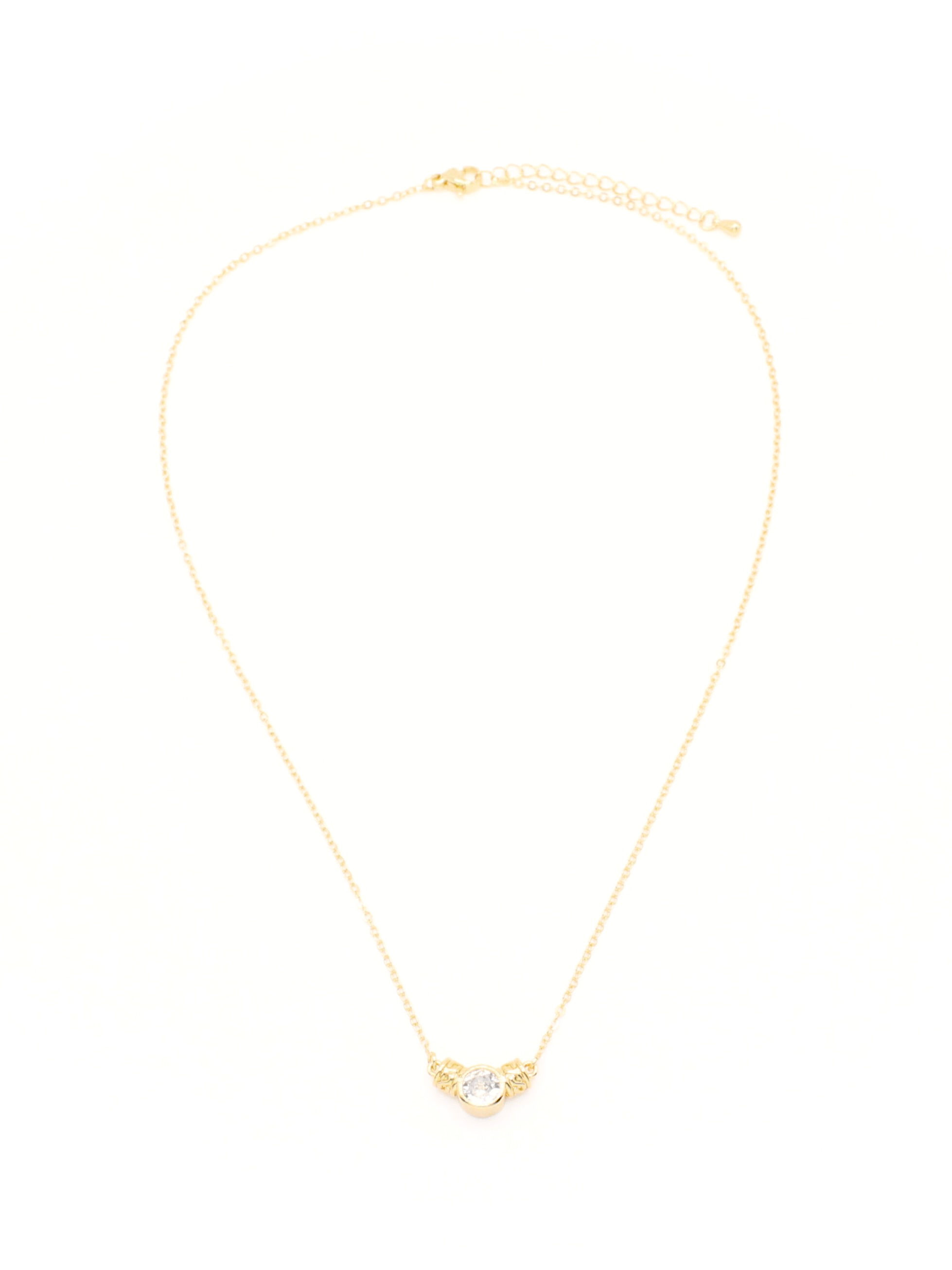 Imperial charm Cz necklace