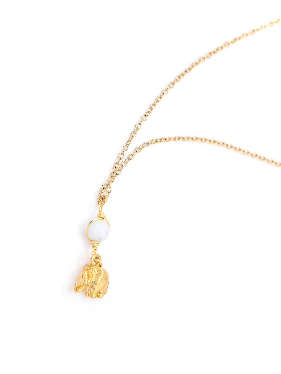Miniatura: Amazonite elephant necklace