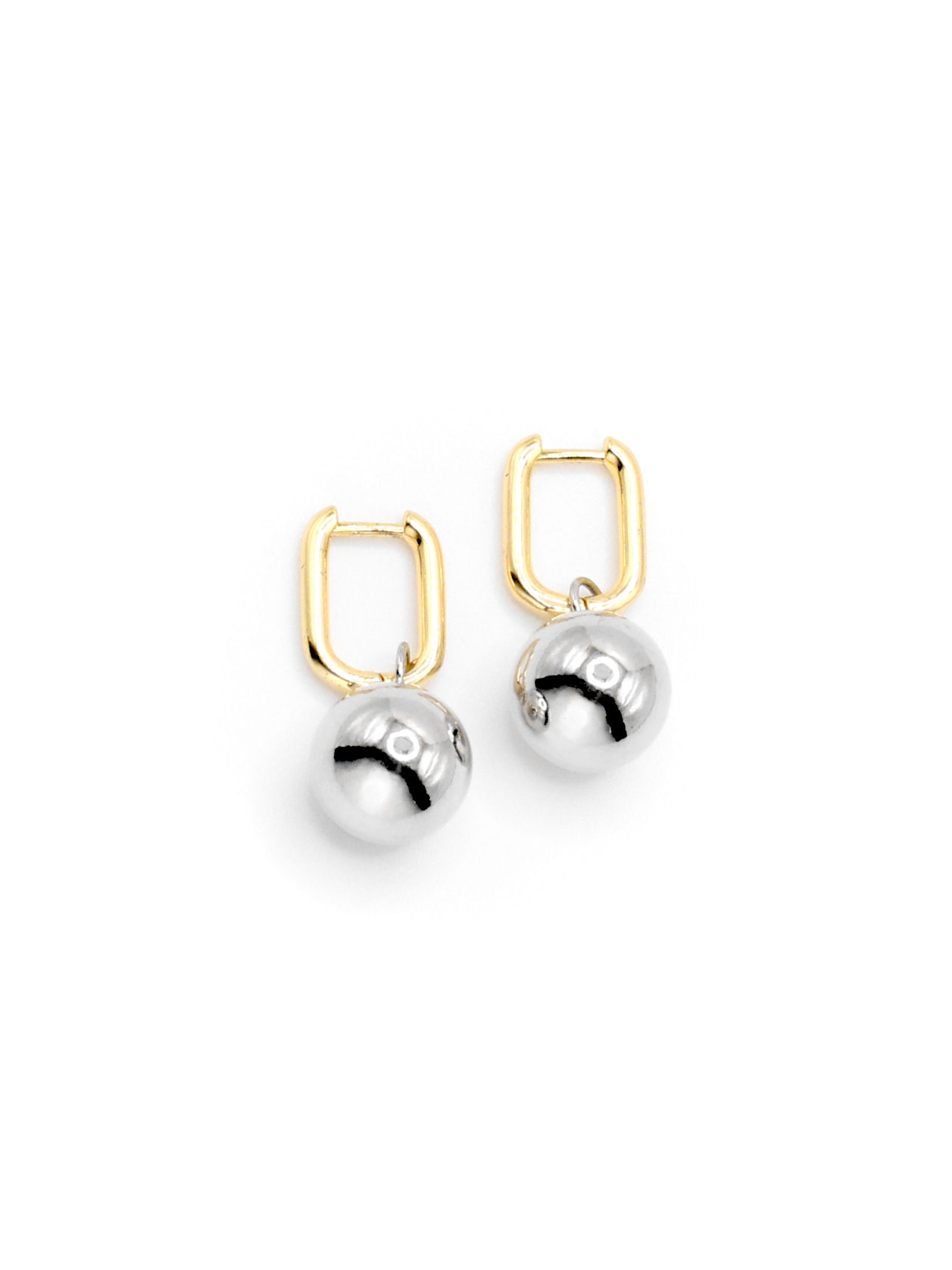Ball duo earrings