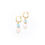 Miniatura: Jade pearl earrings