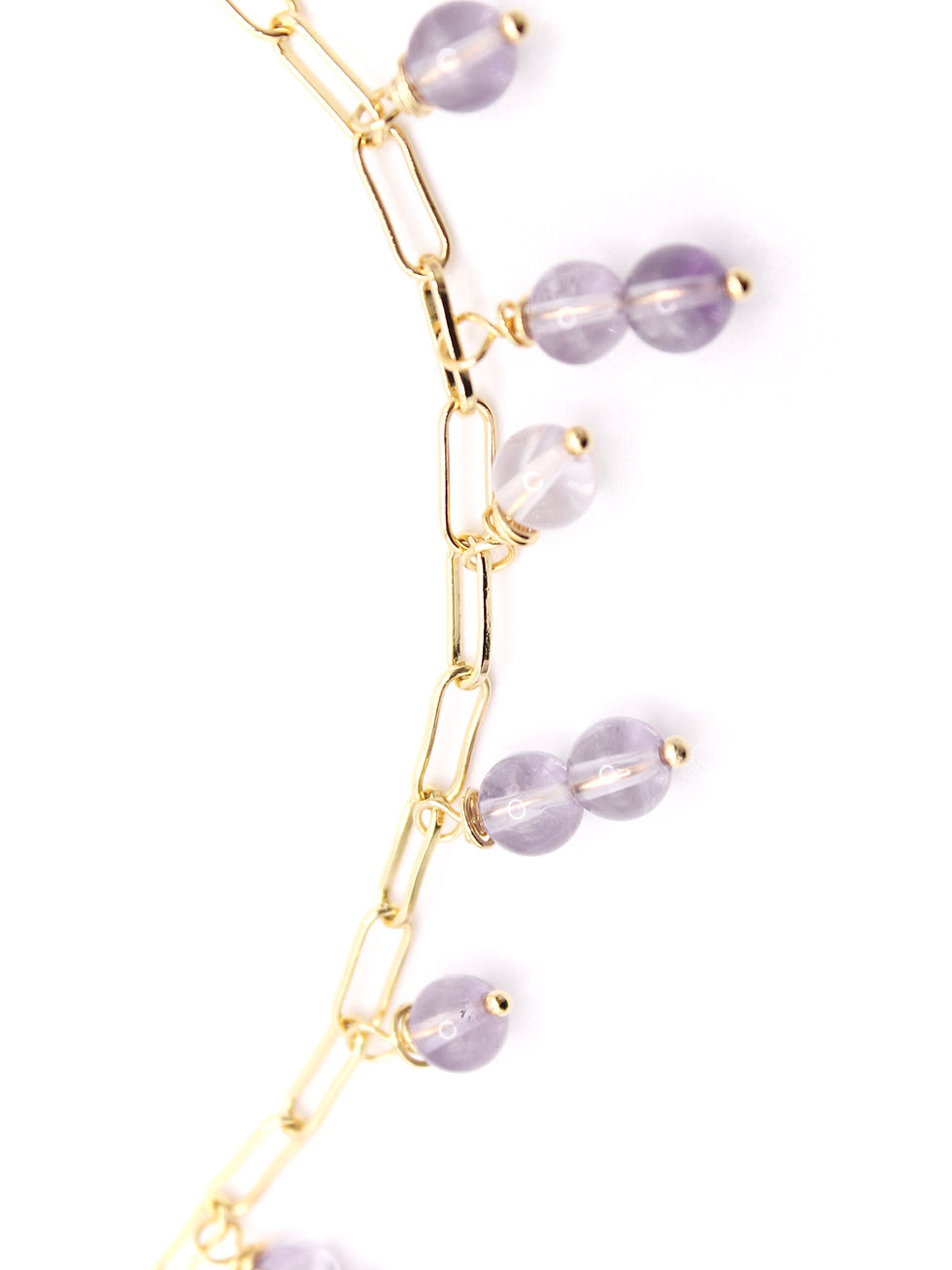 Miniatura: Amethyst drop necklace