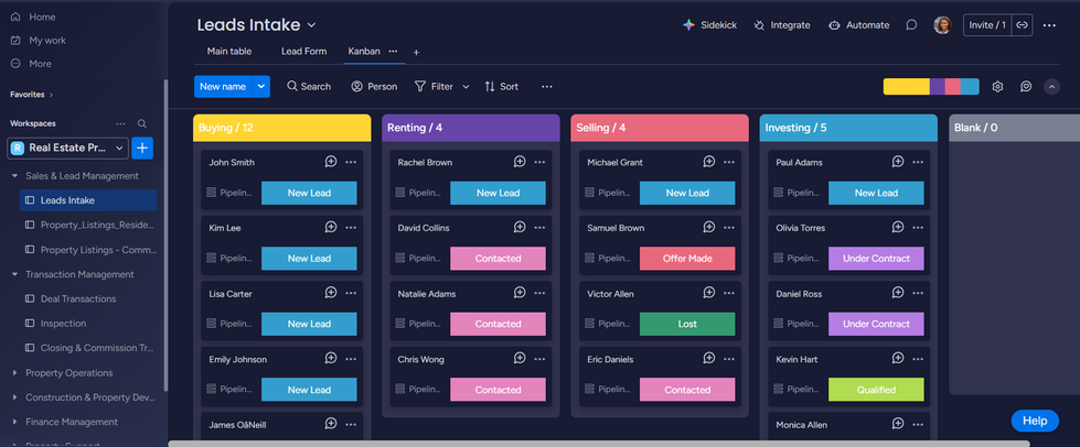 Kanban View