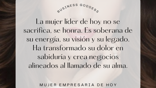 business goddess program Idaliz Escalante