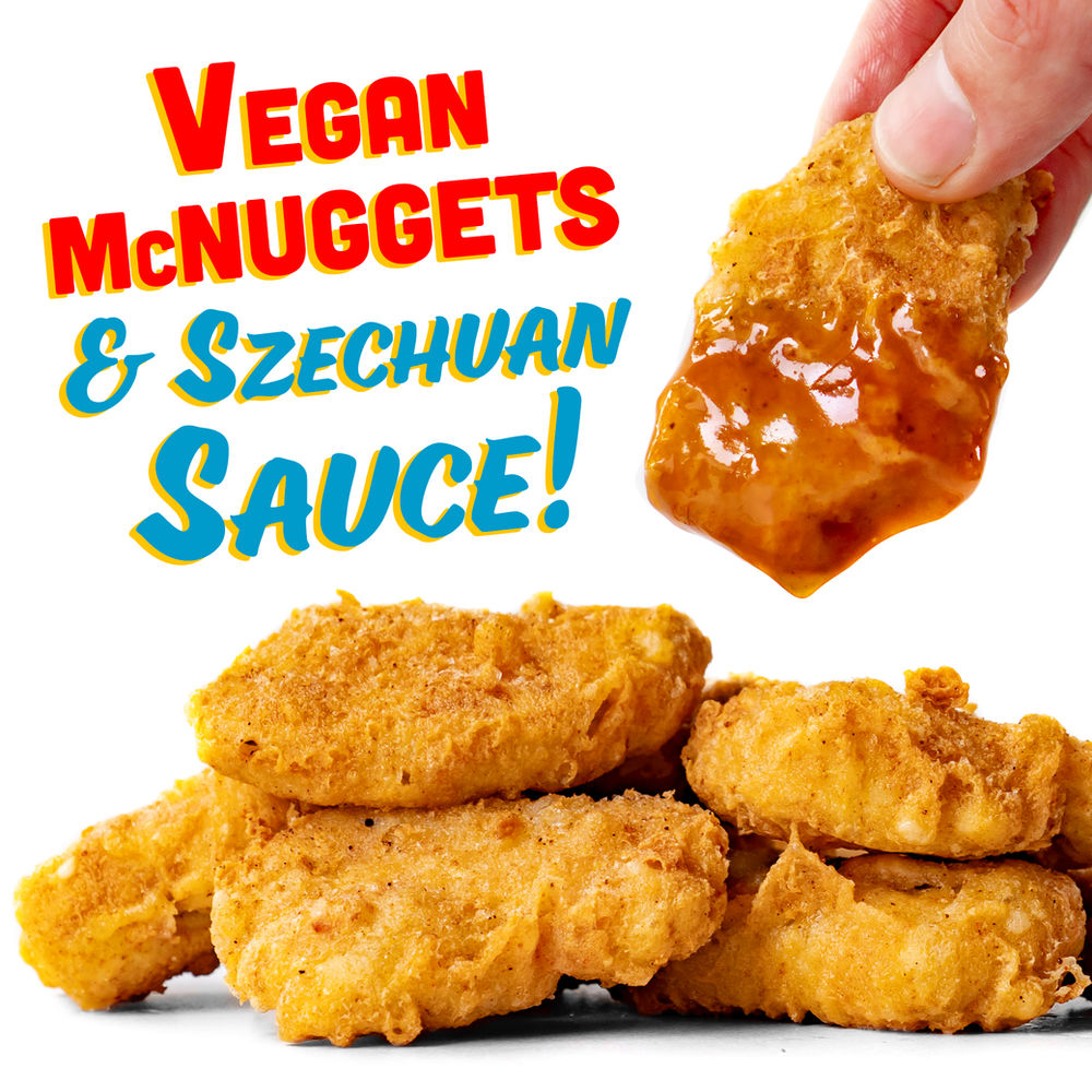 Vegan McNuggets with Szechuan Sauce
