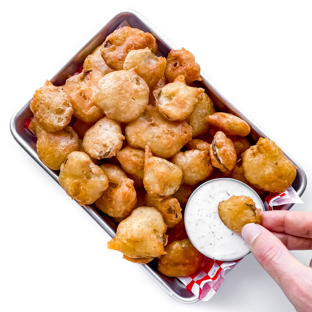 Beer Battered Fried Pickles