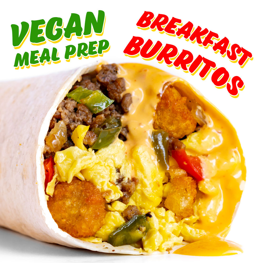 Freezer Vegan Breakfast Burritos