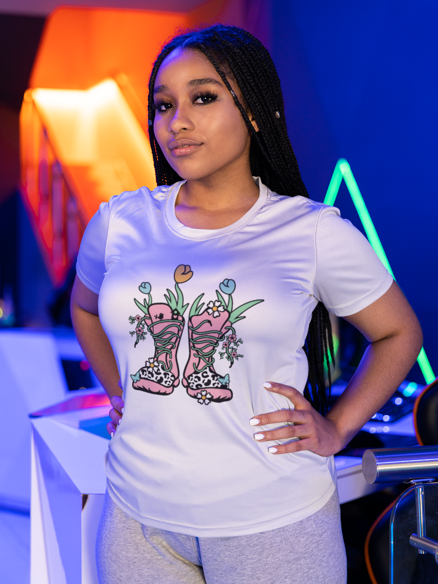 Graphic Print Tee (Spring Boots)