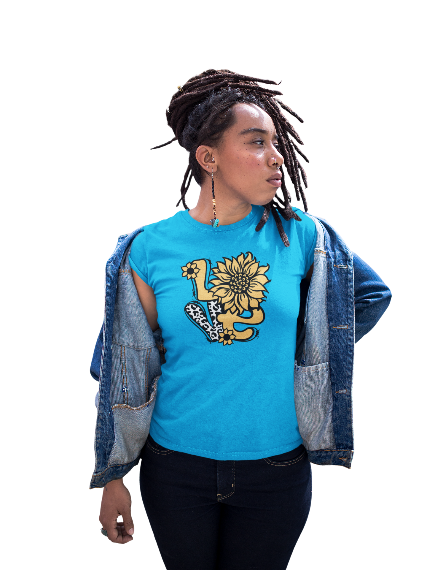 Graphic Print Tee (Sunflower Love)