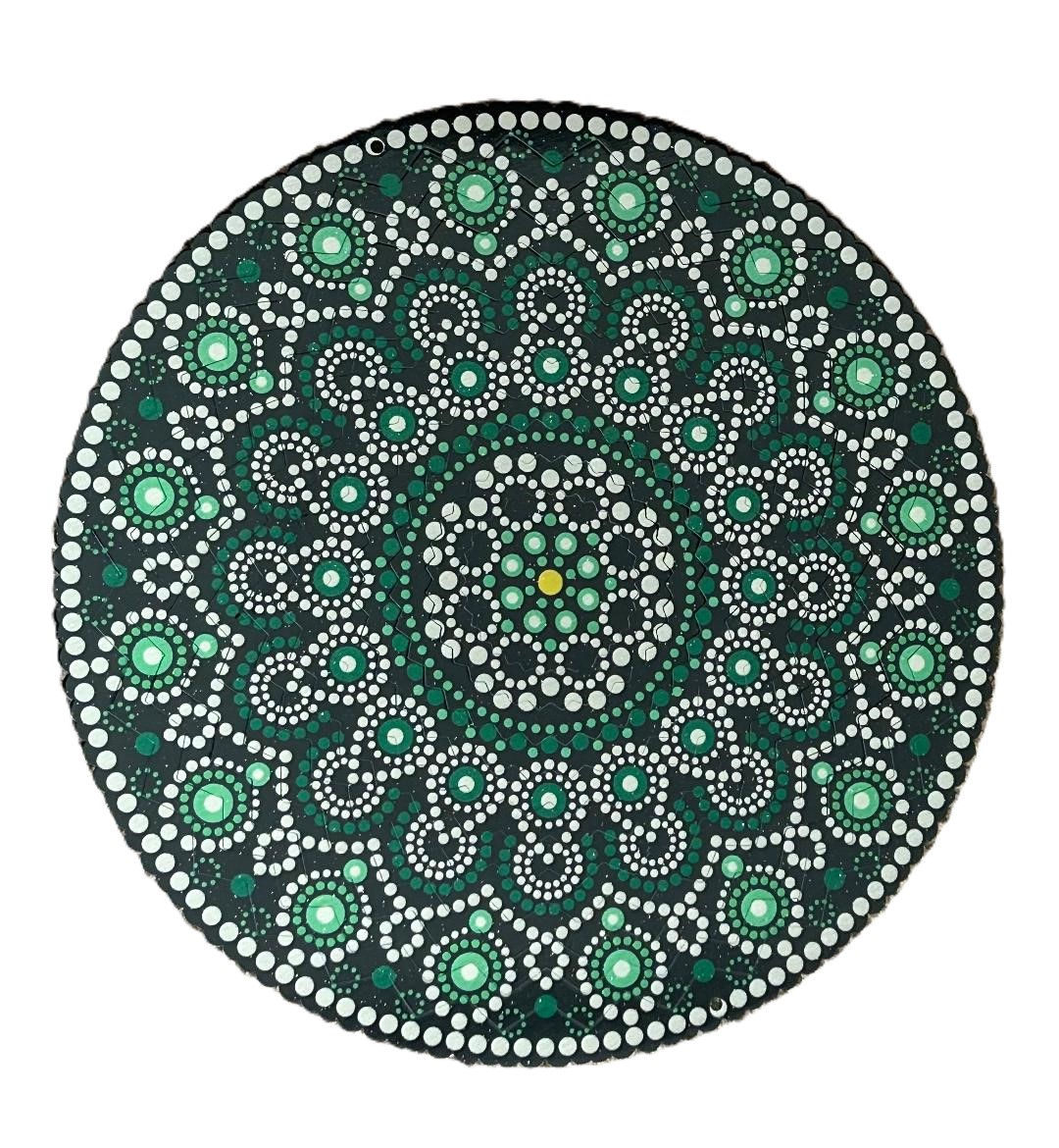 Mandala - Green Polka Dot