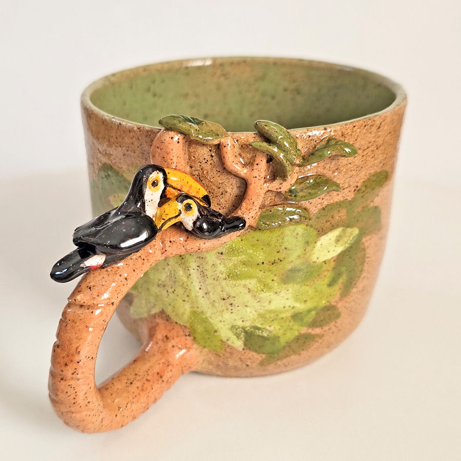 Tucano Mãe e Filhote