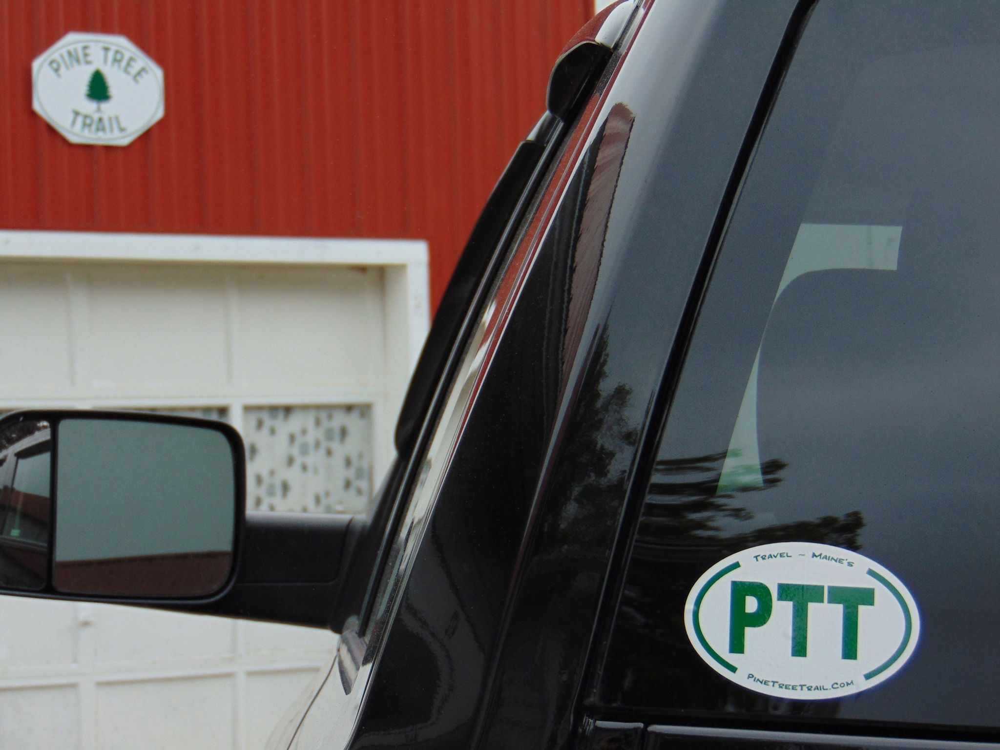 "Travel Maine's PTT" Sticker - Oval/ Euro Style