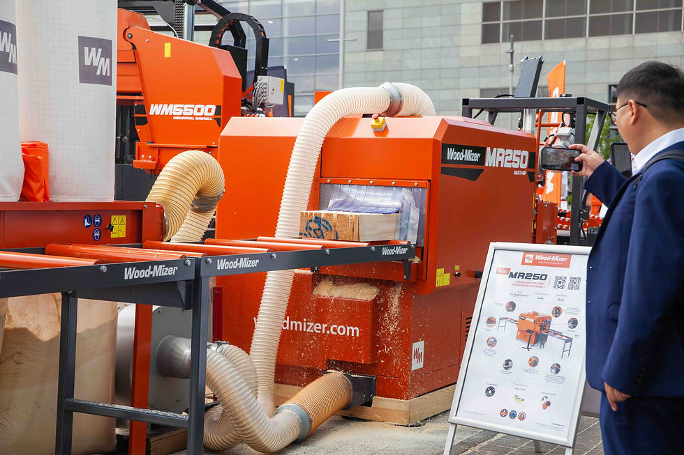 MR250 double-arbor multirip saw