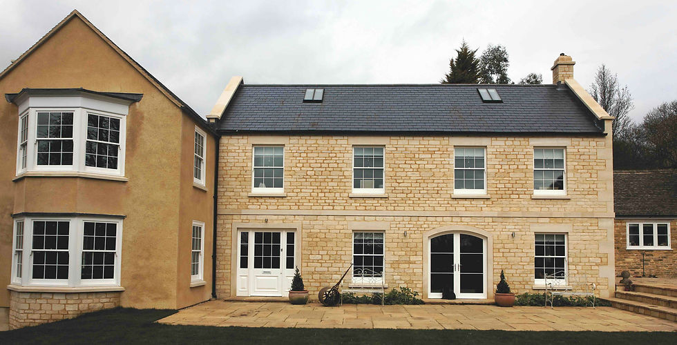 Newly installed windows and doors by The Sash Window Workshop