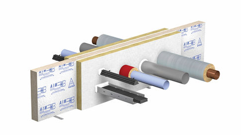 AIM raised access floor barrier system facilitates services