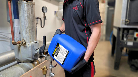 Fernox powers a quick recovery by helping solv group restore heat fast