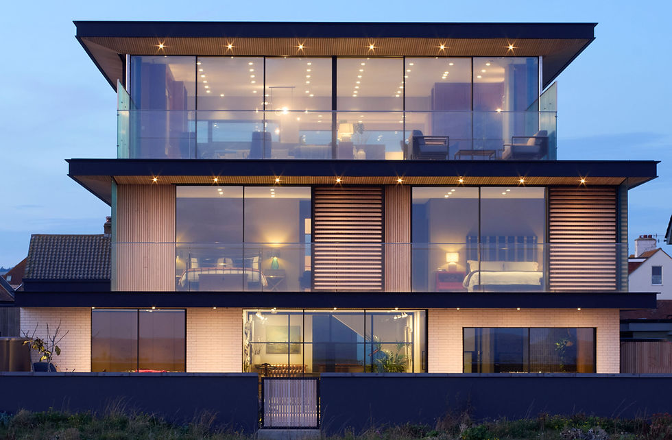 Isokorb meets building overhang steel frame challenges