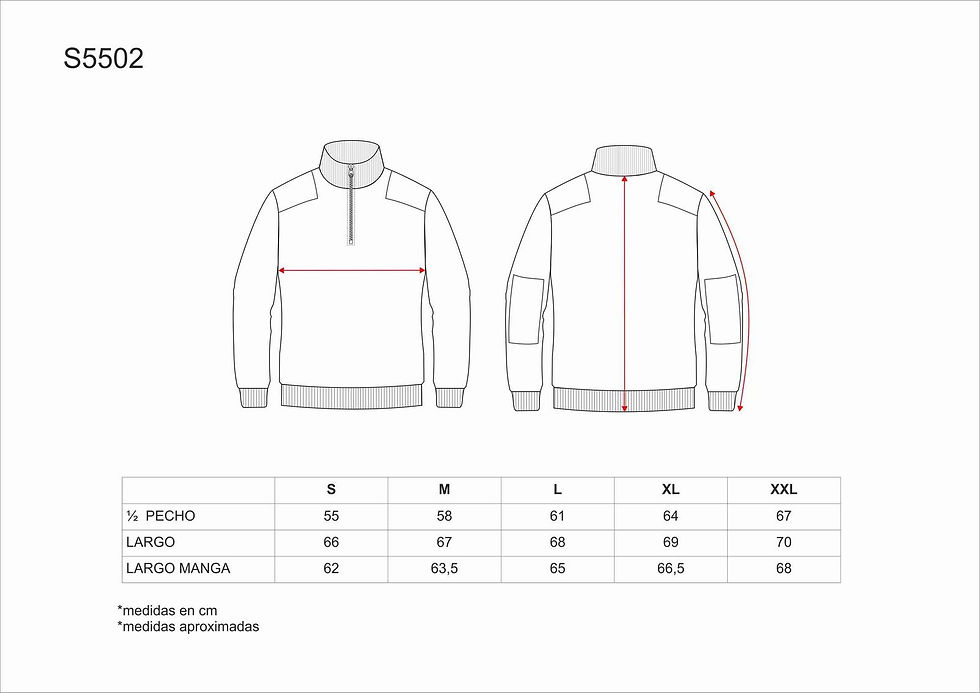 Miniatura: JERSEY BASIC CREMALLERA 5502