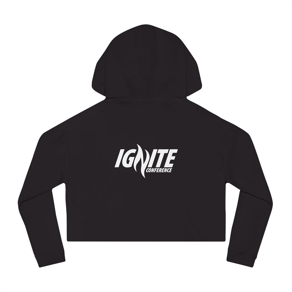Thumbnail: IGNITE Women’s Cropped Hooded Sweatshirt
