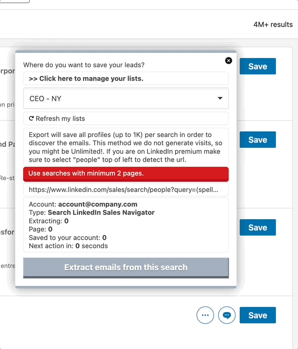 Extract B2B emails from B2B social media and build targeted lists.gif
